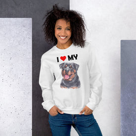 I Love My Rottweiler - Sweatshirt