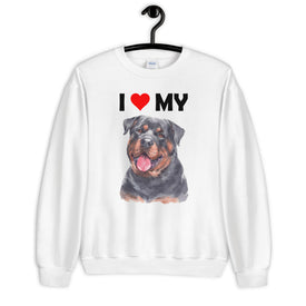 I Love My Rottweiler - Sweatshirt
