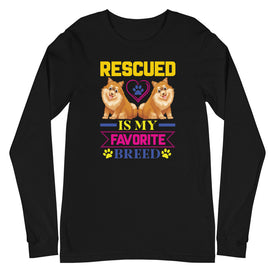 Rescued Is My Favorite Breed - Long Sleeve Shirt