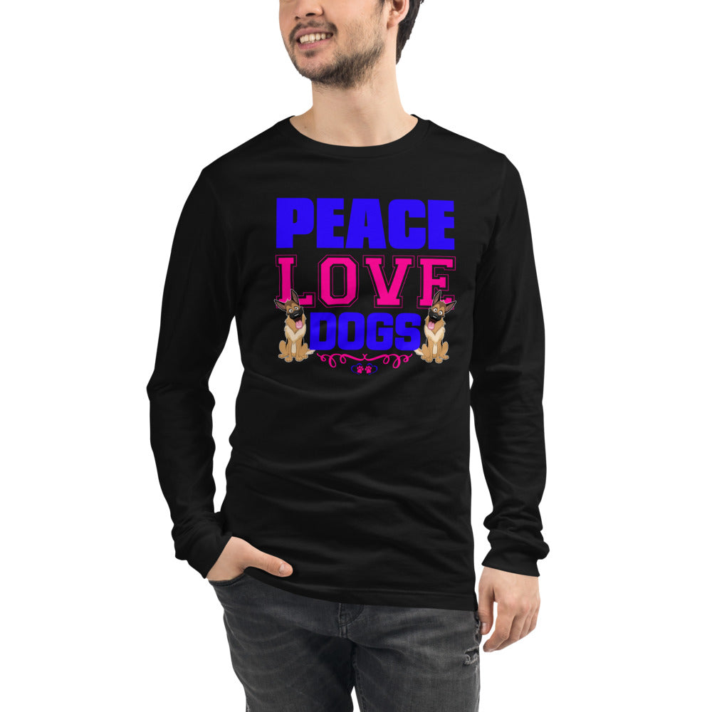 Peace Love Dogs -  Long Sleeve Shirt