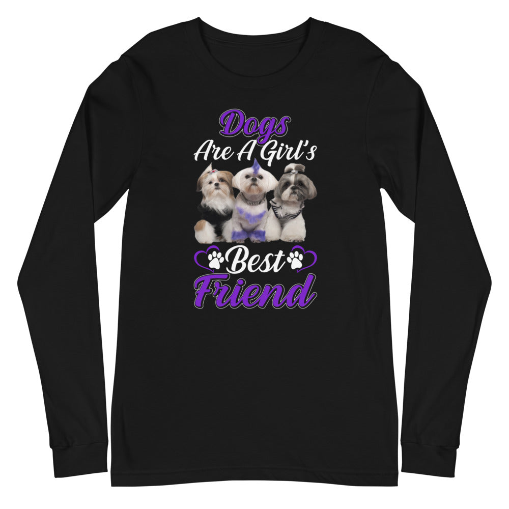 Dogs Are a Girl's Best Friend - Long Sleeve Shirt