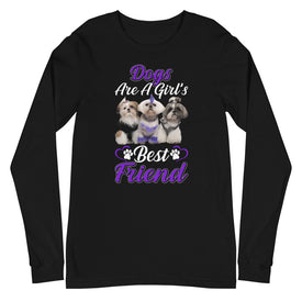 Dogs Are a Girl's Best Friend - Long Sleeve Shirt