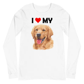 I Love My Golden Retriever - Long Sleeve Shirt