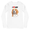I Love My Beagle -  Long Sleeve Shirt
