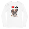 I Love My Boxer - Long Sleeve Shirt