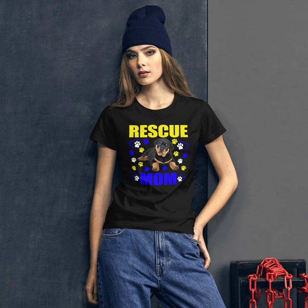 Rescue Mom - Women's Cotton T-Shirt