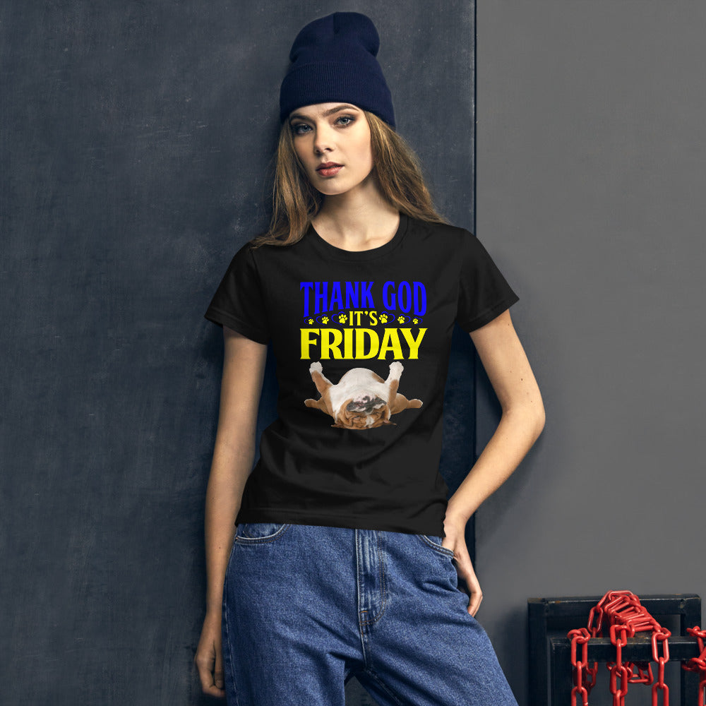 Thank God It's Friday - Women's Cotton T-Shirt
