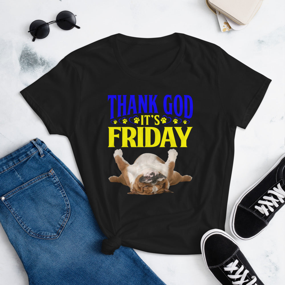 Thank God It's Friday - Women's Cotton T-Shirt